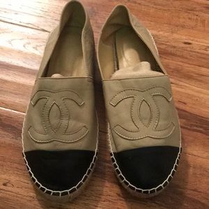 Loafers Blk and tan size 9